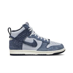 Nike Dunk High Notre Midnight Navy Leather Suede Skate CW3092-400 Men's Size 9.5